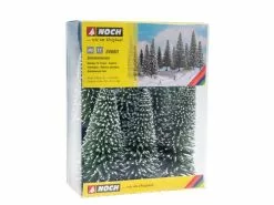 NOCH Tannen 10-14 cm, schneebedeckt, 8 Stück