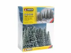 NOCH Tannen 4-10 cm, schneebedeckt, 16 Stück