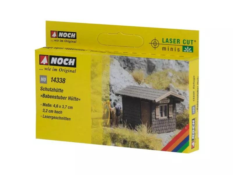 NOCH Babenstuber Hütte Laser-Cut Bausatz, H0 3 NOCH Babenstuber Hütte Laser-Cut Bausatz, H0