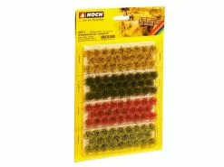 NOCH Grasbüschel 9 mm, XL, blühende Farben 104 Stück