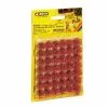 NOCH Grasbüschel 9 mm, Mini-Set-XL, blühend Rot 42 Stück -Modelleisenbahnen Verkäufe 193424200 xxl