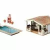 Faller Swimmingpool und Gartenhaus H0 -Modelleisenbahnen Verkäufe 211773706 xxl