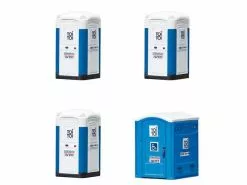 Faller Mobile Toilettenkabinen Toi Toi H0