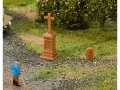 Faller Feldkreuz und Grenzstein H0