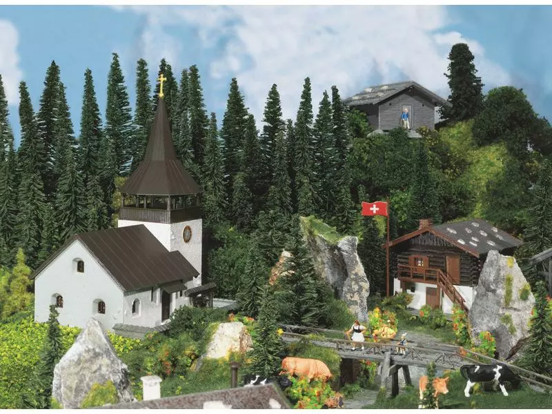 Faller Schweizer Alpenhäuser 2 H0 3 Faller Schweizer Alpenhäuser 2 H0