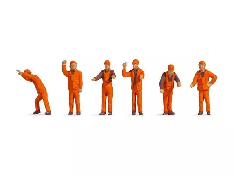 NOCH Figuren Rangierpersonal H0 3 NOCH Figuren Rangierpersonal H0