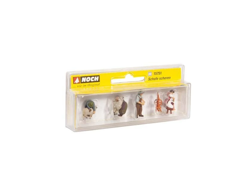NOCH Figuren Schafe scheren H0 5 NOCH Figuren Schafe scheren H0 – Bild 3