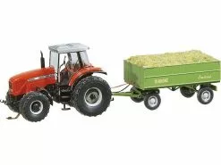 Faller Car System Traktor Massey Ferguson 8280 mit Anhänger H0