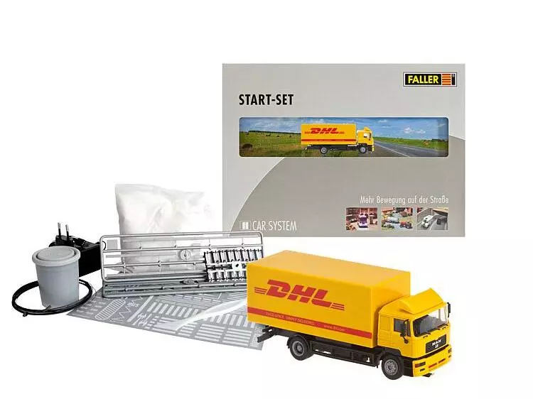 Faller Start-Set Car System LKW MAN F2000 DHL H0 4 Faller Start-Set Car System LKW MAN F2000 DHL H0 – Bild 2