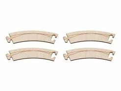 Faller Car System Laser-Street Fahrbahn Bogen 45° R218, 4x, H0