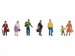 Faller Figuren am Bahnsteig H0