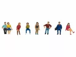 Faller Figuren Sitzende Passagiere H0
