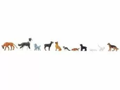 Faller Figuren Hunde und Katzen H0