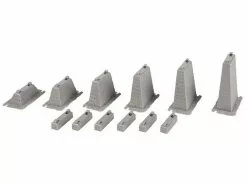 Faller Brückenpfeiler, 6 Stück, aufsteigend H0