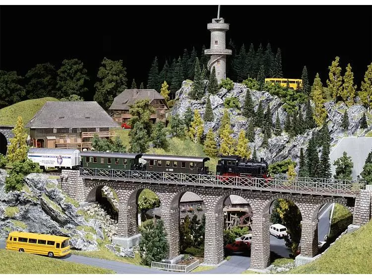 Faller Viadukt Oberteil gebogen R1 H0 4 Faller Viadukt Oberteil gebogen R1 H0 – Bild 2