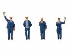 Faller Figuren Bahnpersonal mit Schaffnerpfiff Mini-Sound-Effekt H0