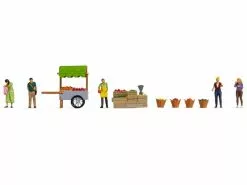 NOCH Figuren Obststand H0