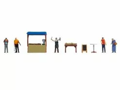 NOCH Figuren Fischstand H0