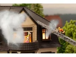 NOCH Brennendes Freudenhaus mit micro sound und Lichteffekten H0 -Modelleisenbahnen Verkäufe 212570313 xxl