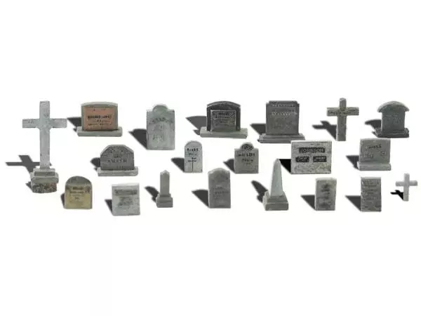 Woodland Scenics Grabsteine H0 3 Woodland Scenics Grabsteine H0