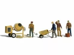 Woodland Scenics Figuren Maurer mit Werkzeugen H0