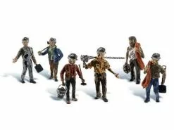 Woodland Scenics Figuren Bergarbeiter H0