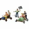 Woodland Scenics Figuren Seifenkistenrennen H0