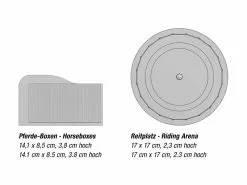 NOCH Reitplatz mit Pferde-Boxen, micro-motion, H0 -Modelleisenbahnen Verkäufe 213749390 xxl