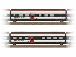 Trix Ergänzungswagen-Set 2 zum RABe 501 Giruno ,DC, H0