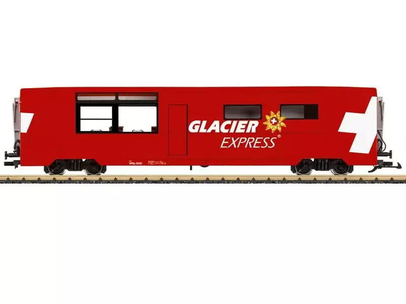 LGB Panorama-Speisewagen, RhB, Spur G 3 LGB Panorama-Speisewagen, RhB, Spur G