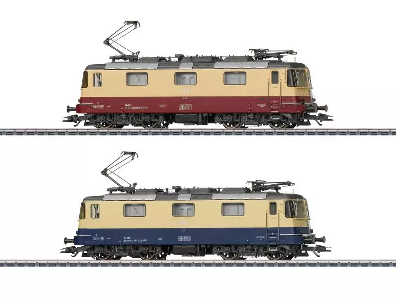Märklin Elektrolokomotive Re 421, Doppelpack, AC, H0 3 Märklin Elektrolokomotive Re 421, Doppelpack, AC, H0