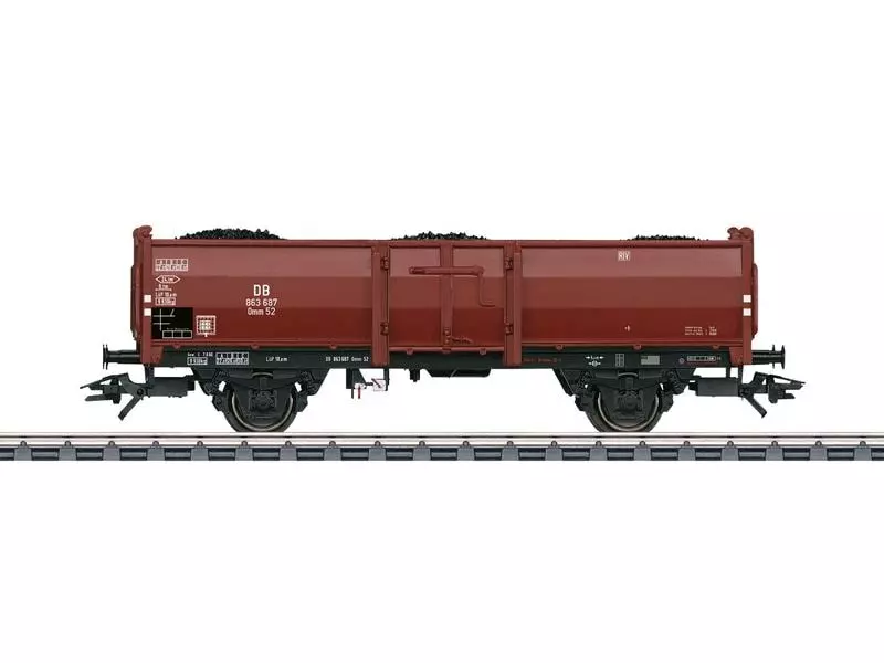Märklin Hochbordwagen Omm 52 DB AC, EP. III, H0 3 Märklin Hochbordwagen Omm 52 DB AC, EP. III, H0