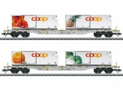 Märklin Containertragwagen-Set Sgns, Coop, AC, H0