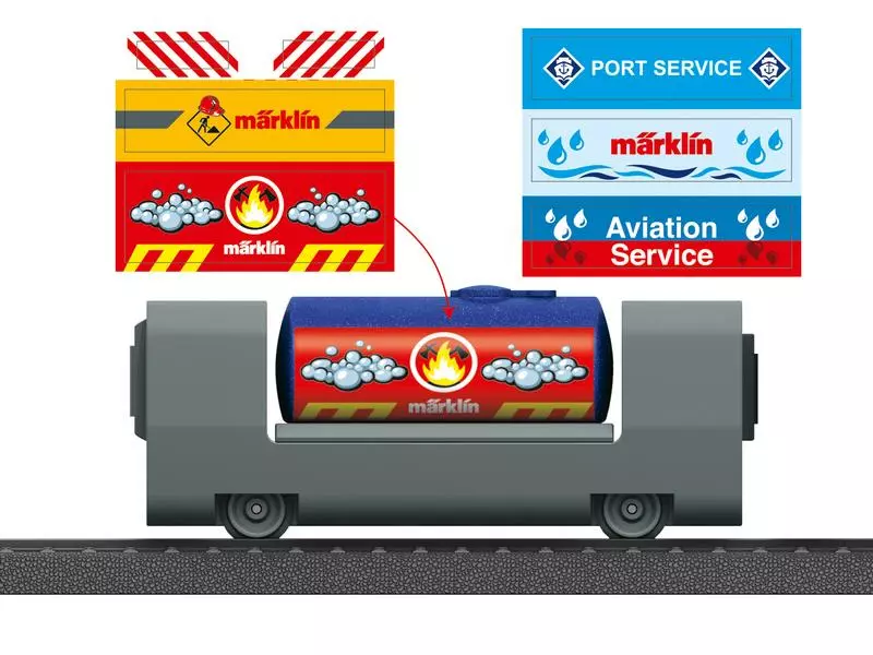 Märklin Kesselwagen my world mit Sticker 3 Märklin Kesselwagen my world mit Sticker