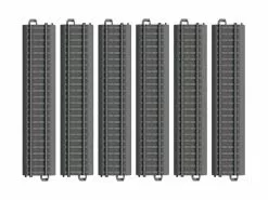 Märklin Kunststoffgleis, gerade 180 mm, 6 Stück, my world H0