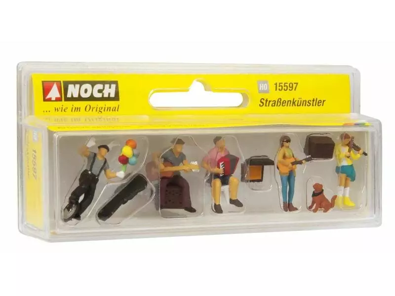 NOCH Figuren Strassenkünstler H0 4 NOCH Figuren Strassenkünstler H0 – Bild 2