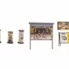 NOCH Litfasssäulen & Werbewände 3 Stück, H0 -Modelleisenbahnen Verkäufe 225540875 xxl