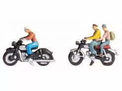NOCH Figuren Motorradfahrer Sound-Szene, H0