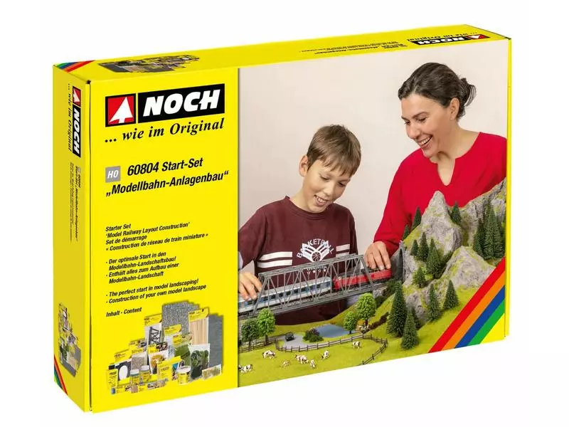 NOCH Start-Set Modellbahn-Anlagenbau H0 3 NOCH Start-Set Modellbahn-Anlagenbau H0