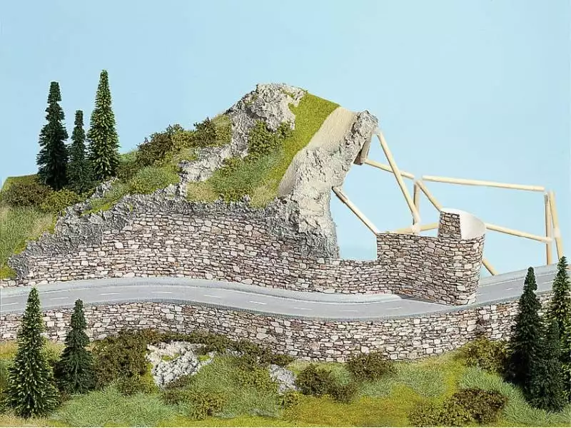 NOCH Mauerplatte Dolomit 5 NOCH Mauerplatte Dolomit – Bild 3