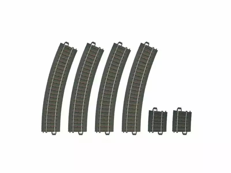 Märklin C-Gleis gebogen H0 Start up 6 Stück 3 Märklin C-Gleis gebogen H0 Start up 6 Stück