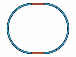 Piko Ergänzungspackung A-Gleis, Oval, Set-A H0