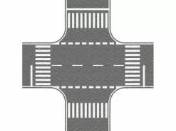 NOCH Strassenfolie Kreuzung