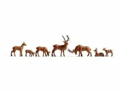 NOCH Figuren Hirsche 7 Stück, H0