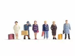 NOCH Figuren Reisende 6 Stück, H0