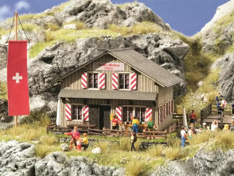 NOCH Bergrestaurant Grosser Mythen Laser-Cut Bausatz, H0 4 NOCH Bergrestaurant Grosser Mythen Laser-Cut Bausatz, H0 – Bild 2