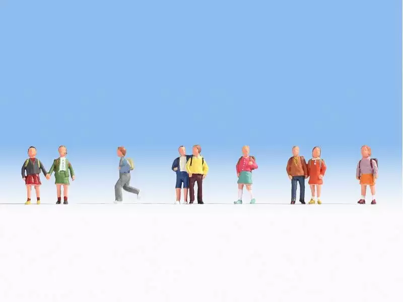 NOCH Figuren Kinder 9 Stück, H0 3 NOCH Figuren Kinder 9 Stück, H0