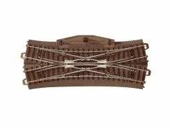 Trix C-Gleis-Doppelkreuzungsweiche R 437.5 mm, 24.3°