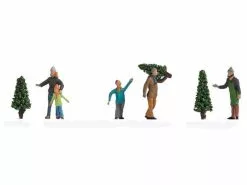 NOCH Figuren Christbaumverkauf 7 Stück, H0