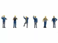 NOCH Figuren Rangierer Epoche III & IV 6 Stück, H0